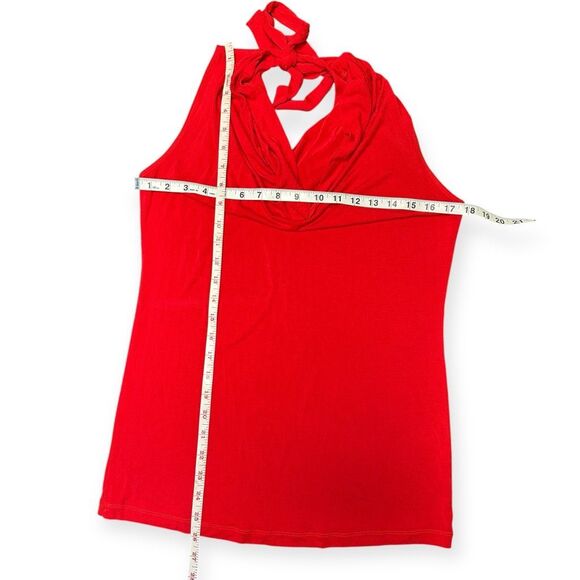 CABI Women’s Red Sleeveless Scarlet Tie-Back Tank Top Size Small Style #3051 - Picture 6 of 6